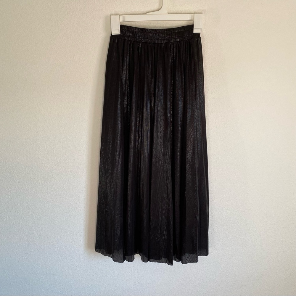 Metallic Black Skirt Size XS
